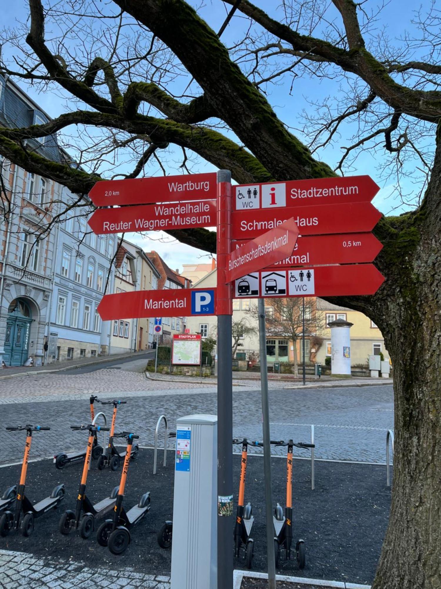 Ferienwohnung Mitte Sued Am Frauenplan アイゼナハ エクステリア 写真